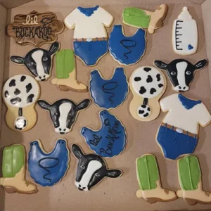 baby cowboy themed cookies carbondale illinois