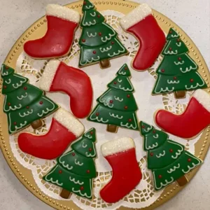 christmas xmas themed cookies carbondale il