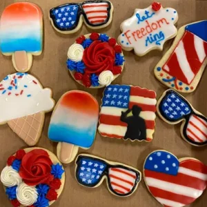 fourth of july themed cookies carbondale il
