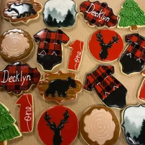 lumberjack themed cookies carbondale illinois